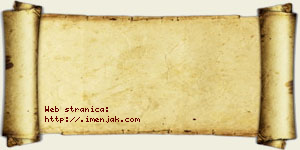 Mališa Michaud vizit kartica